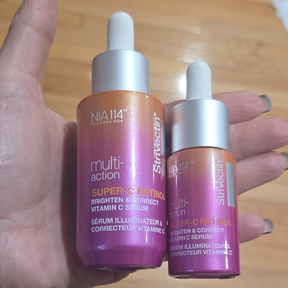 StriVectin Multi-Action Super-C Retinol Serum - Vibrant Orange and Pink